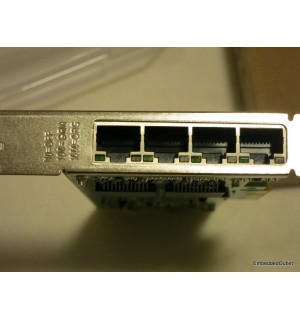 Intel Quad Port Four RJ45 NIC Desktop PCIe Network LAN Adapter Card Low Profile