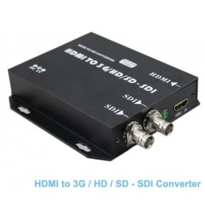 HDMI to SDI Converter Adapter HDMI to 3G-SDI HD-SDI SD-SDI 1080p60 with Audio