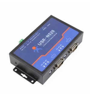 Double Serial Device RS232/RS485/RS422 to Ethernet Server